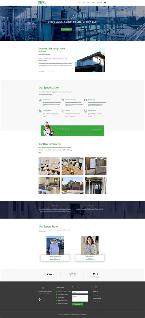 Construction Company Website Design | ‎BUJOI Media