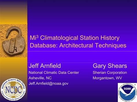 Climatological Station History - National Climatic Data Center - NOAA