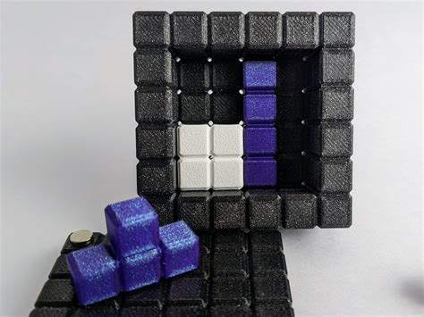 Tetrominoes | 3D Tetris Puzzle Box by Grandpa 3DPrints | Download free STL model | Printables.com