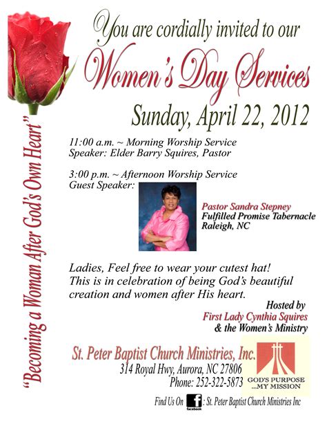 Women's Day Program Template