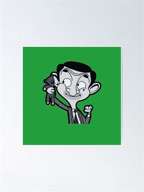 "Mr Bean" Poster for Sale by Showmee | Redbubble