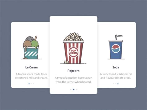 Cinema Snacks by Alex Dixon on Dribbble