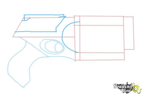 How to Draw a Nerf Gun - DrawingNow