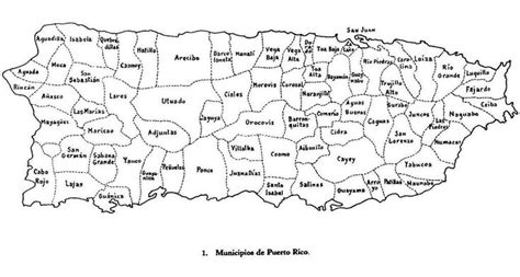 mapa de puerto rico con los municipios - Google Search | Decoracion de ...