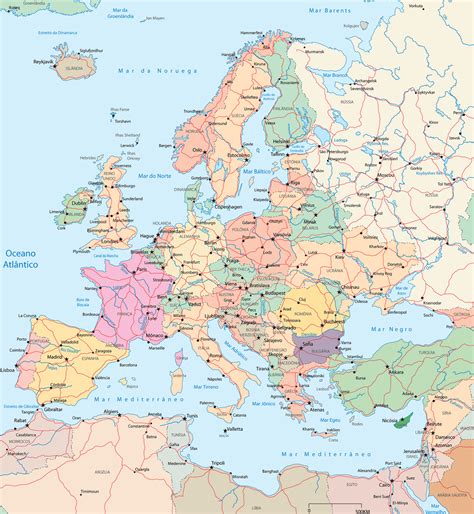 HISTORIA CONTEMPORANEA.: MAPA POLITICO DE EUROPA