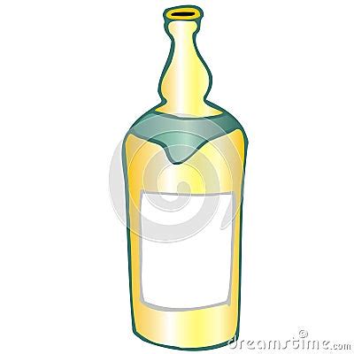 Yellow Bottle Stock Image - Image: 2500561