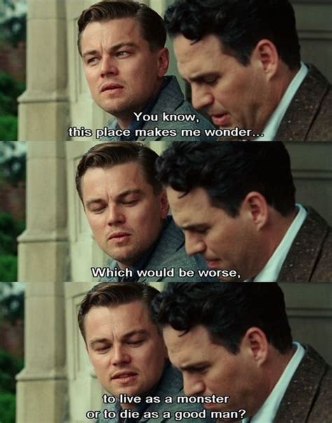 Die besten 25+ Shutter island quotes Ideen auf Pinterest