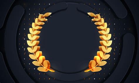 Free Vector | Abstract golden award background with light rays