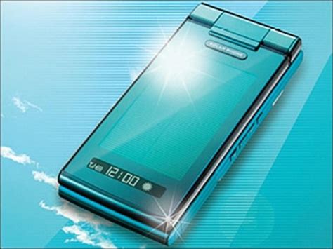 Sharp first with solar-powered, waterproof mobile phone