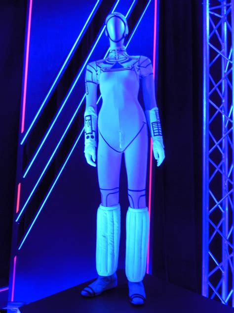 Costumes from the original Tron on display... | Hollywood Movie Costumes