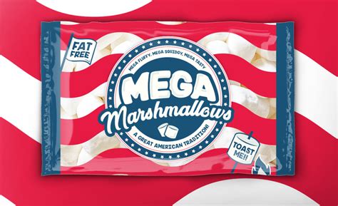 Mega Marshmallows Brand Brings American Nostalgia to Packaging | 2019 ...