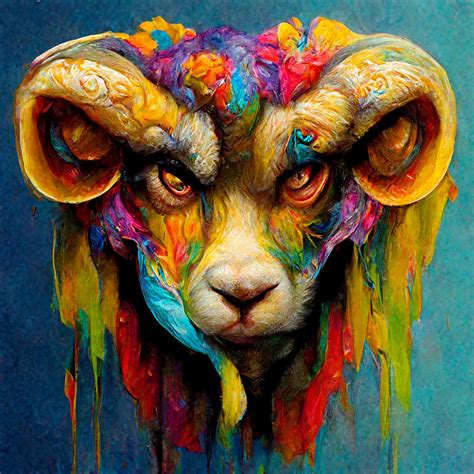 Roaring Bighorn Sheep Painting by Hugo Keller - Fine Art America