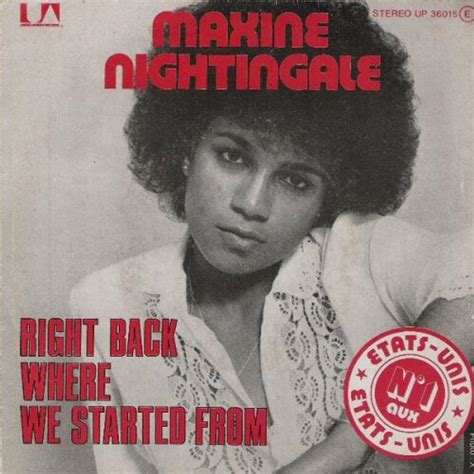 Maxine Nightingale – Right Back Where We Started From Lyrics | Genius Lyrics