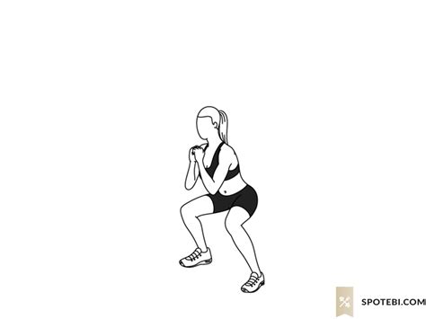 Flutter Kick Squats | Illustrated Exercise Guide
