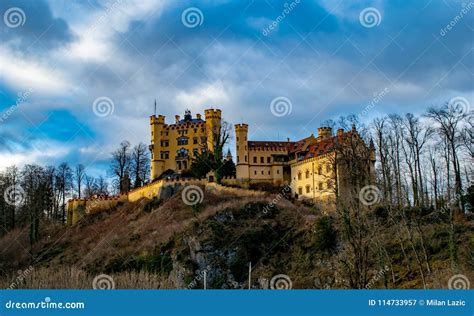 Castle Hohenschwangau, Bavaria, Germany - January 19,2018 Editorial ...