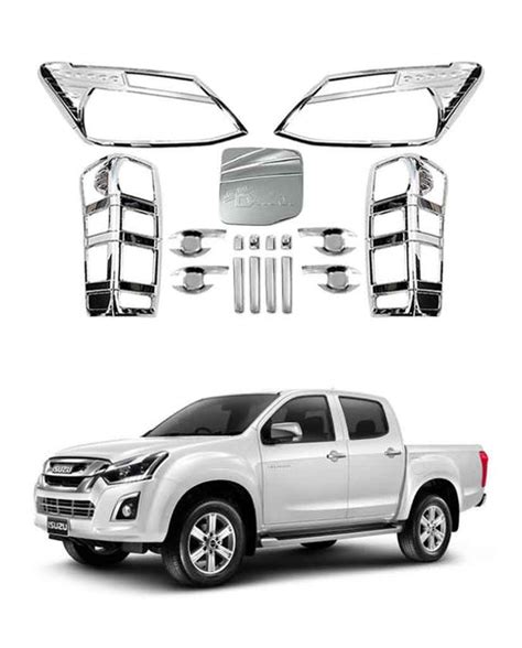 ISUZU D-MAX Model 2018-2021 Chrome Accessories Complete Set – Trims