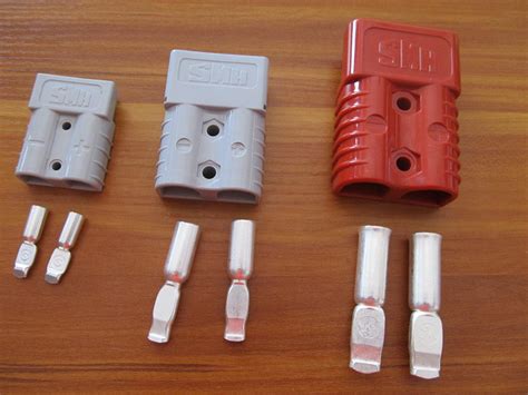 China Heavy Duty Power Connectors 6 AWG 50A / 175A /350A 2 Pin Electric ...