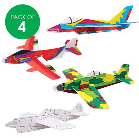 Foam Glider Planes - Pack of 4 - CleverPatch | CleverPatch - Art ...