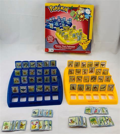 Guess That Pokemon Guess Who Game - 2009 - Pressman - Great Condition ...