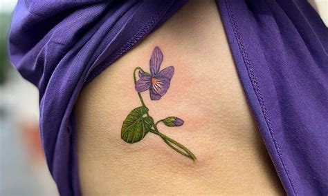 Violet Flower Tattoo Pictures | Best Flower Site