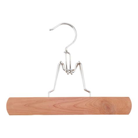 Cedar Trouser Clamp & Skirt Hanger | The Container Store