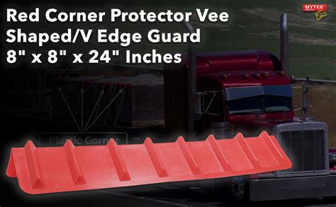 Corner Protector V Shaped / V Edge Protector - 24 Inches Red