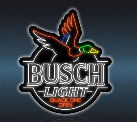 Custom Busch Light Duck Neon Sign Neon Light – DIY Neon Signs