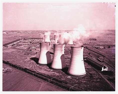 "Johannesburg, 1970. Aerial view of Kelvin power station." - Atom site ...