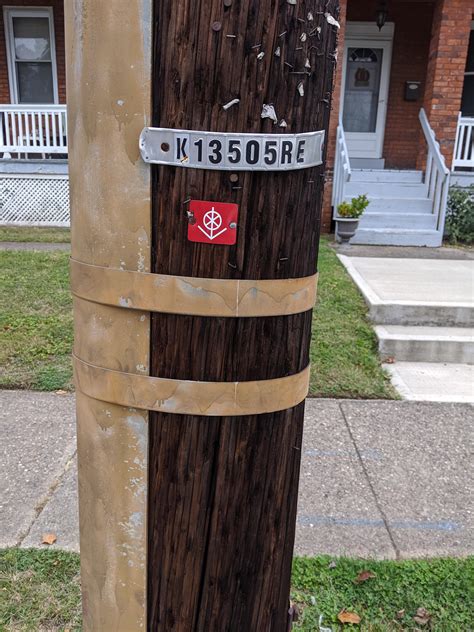 What is this symbol on this utility pole? I live on northern Kentucky ...