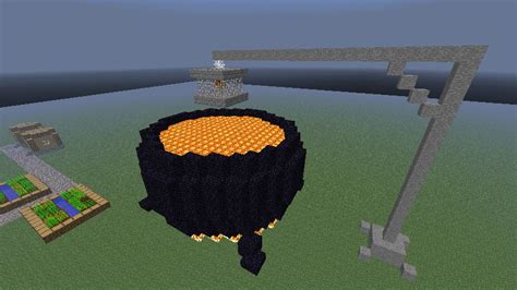 Boiling Cauldron of Lava Minecraft Project