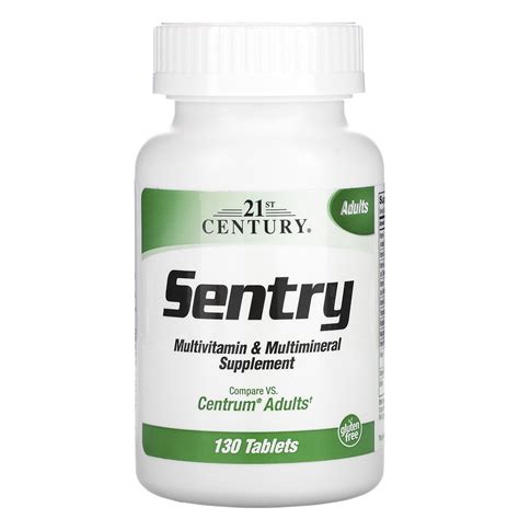 Buy 21st Century Sentry, Adults Multivitamin & Multimineral Supplement ...