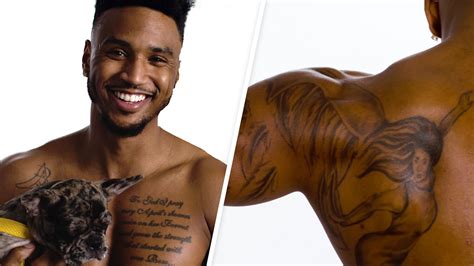 Watch Trey Songz Breaks Down His Tattoos | Tattoo Tour | GQ