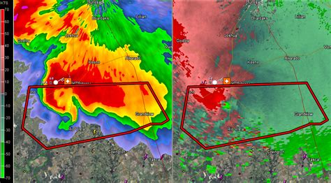 Large Tornado Moving into Cleburne TX : The Alabama Weather Blog