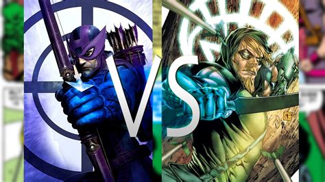 Green Arrow VS Hawkeye: Epic Battle - YouTube