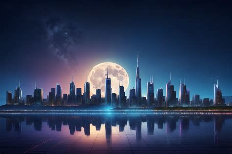 Cityscape Night Background Graphic by mimishop · Creative Fabrica