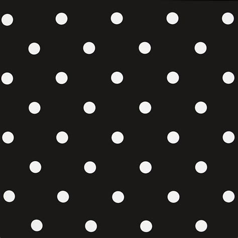 100 x 100 Jolee Fabrics Black & White Polka Dot PVC Vinyl Square Tablecloth Tablecloths Garden ...