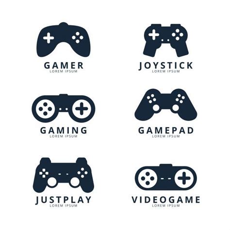 Gaming joystick logo collection | Premium Vector #Freepik #vector # ...