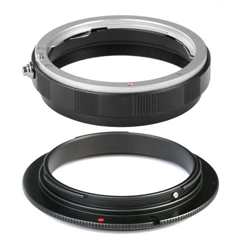 K&F Concept 58mm Macro Reverse Adapter Ring + Lens Mount Protection ...