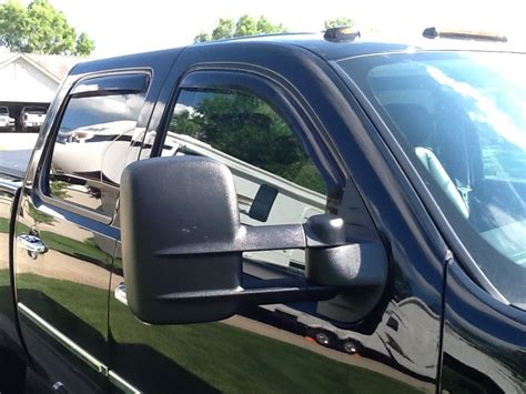 2011 Chevrolet Silverado WeatherTech Side Window Rain Guards with Dark ...