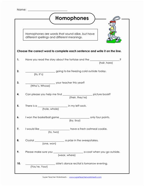 Diy 30 Explore Homographs and Homophones Worksheets – Simple Template ...