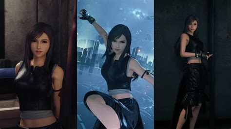 Tifa's Advent Children Outfit | Final Fantasy VII Remake Gameplay with Mods - YouTube