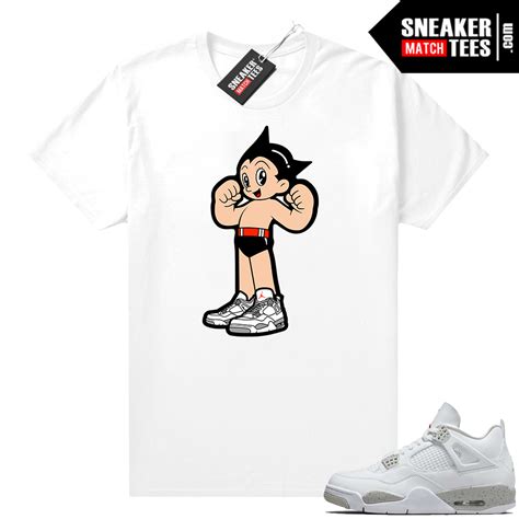 White Oreo 4s Jordan match Sneaker tees Sneaker Champ | White Oreo ...