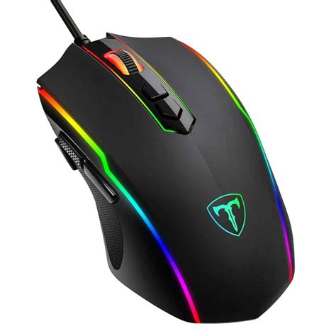 T16 Wired Gaming Mouse 8 Programmable Button 7200 DPI USB Computer Mouse Gamer Mice With RGB ...