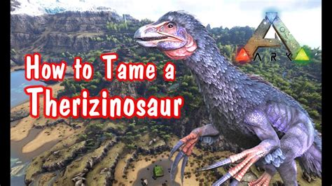 ARK for Beginners: How to Tame a Therizino - YouTube