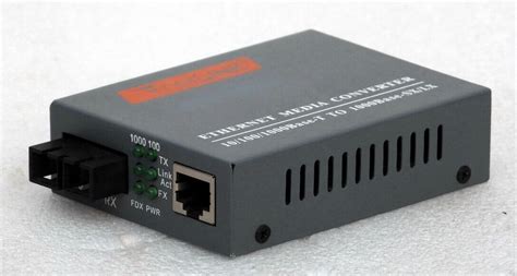 FIBER OPTIC DEVICE ETHERNET MEDIA CONVERTER 10/100/1000BASE-T To 1000BASE SL/XL | eBay