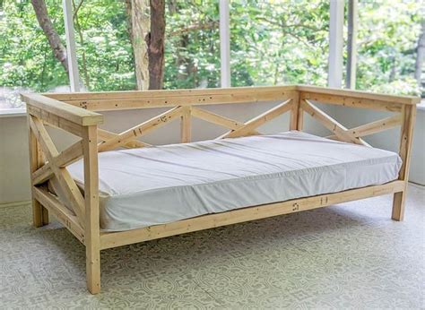 diy outdoor daybed frame - Zita Shannon