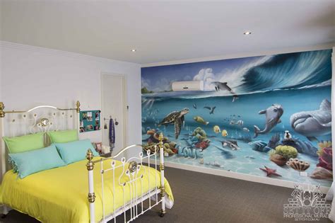 Underwater Kids Bedroom Interior - Graffiti Artist Melbourne