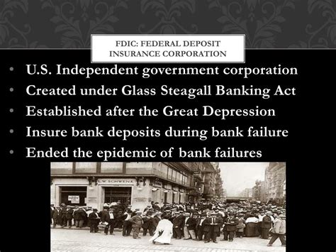 PPT - The Glass- Steagall Banking Act of 1933 and the FDIC PowerPoint Presentation - ID:2863089