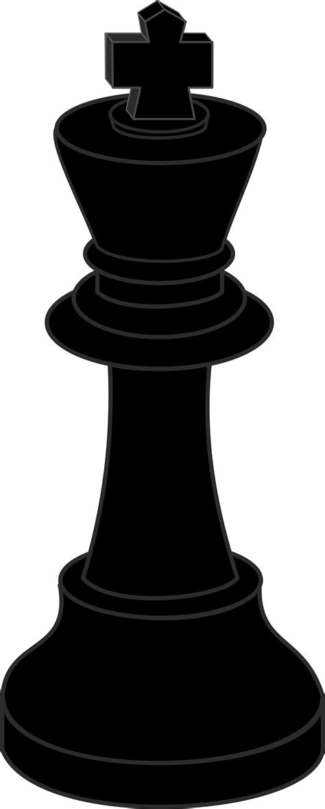 chess piece black king SVG - ClipArt Best - ClipArt Best