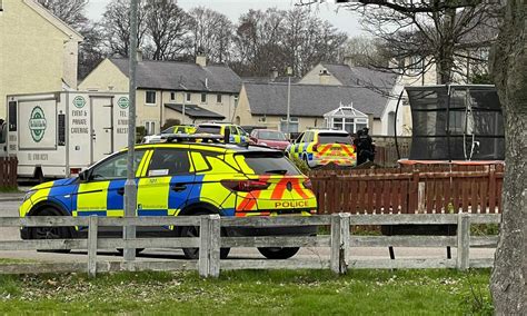 Major police incident at Smithton on the outskirts of Inverness